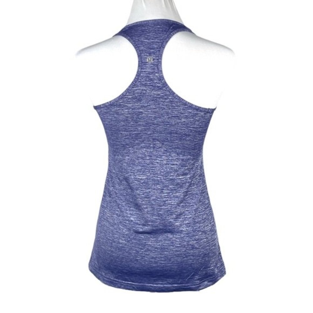 Lululemon Razorback Tank Top Cool Blue Size 6 - Picture 3 of 6
